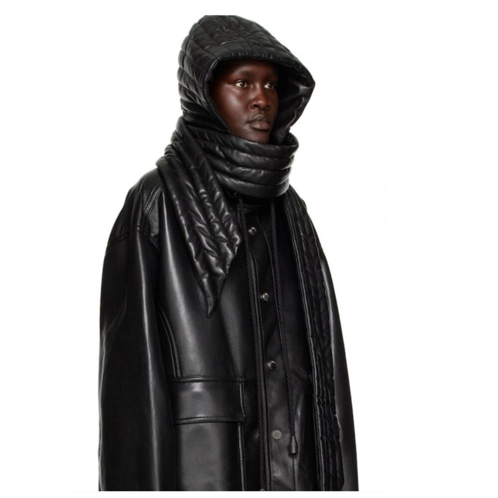 Nanushka Quilted Hooded Scarf